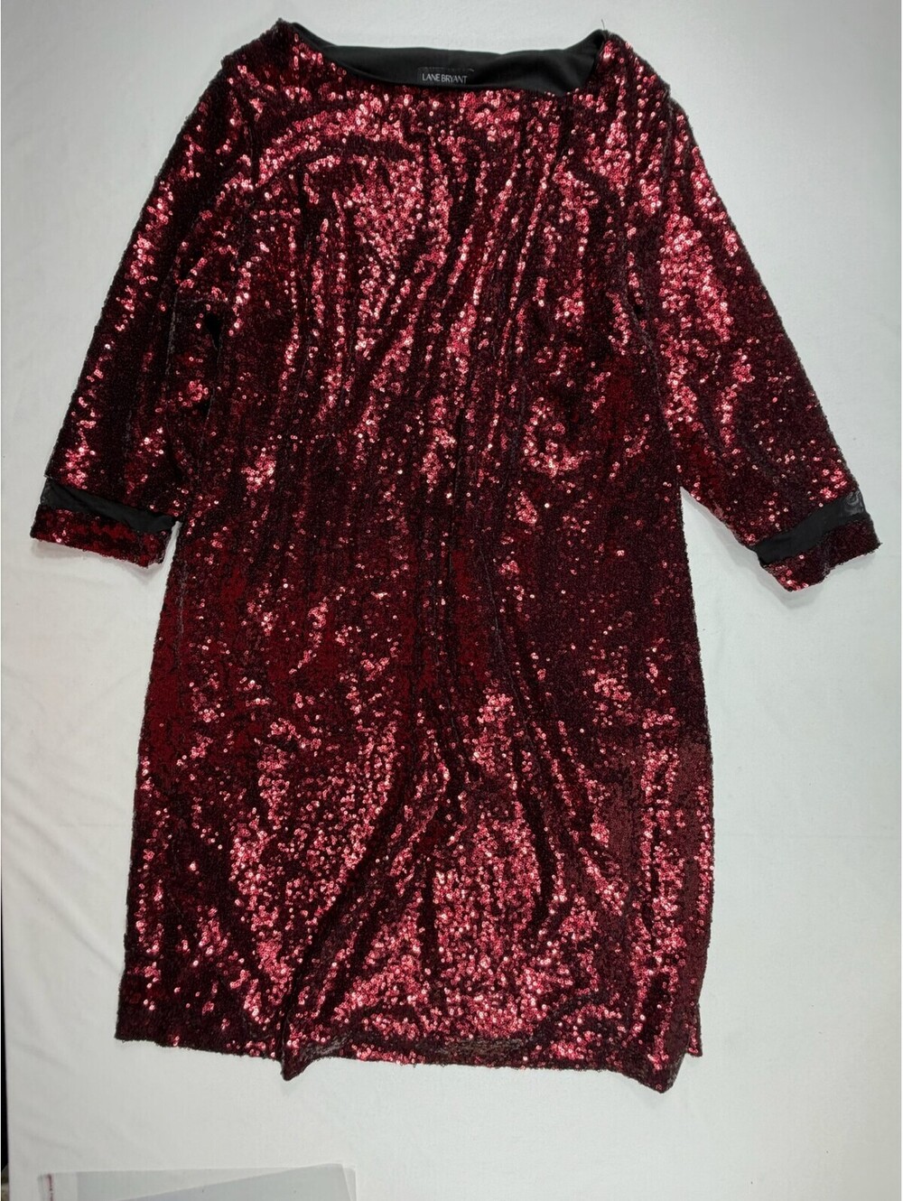 Lane Bryant red sequin dress